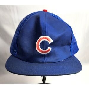 vintage Twins Enterprise CHICAGO CUBS baseball Trucker Hat snapback Mesh‎
